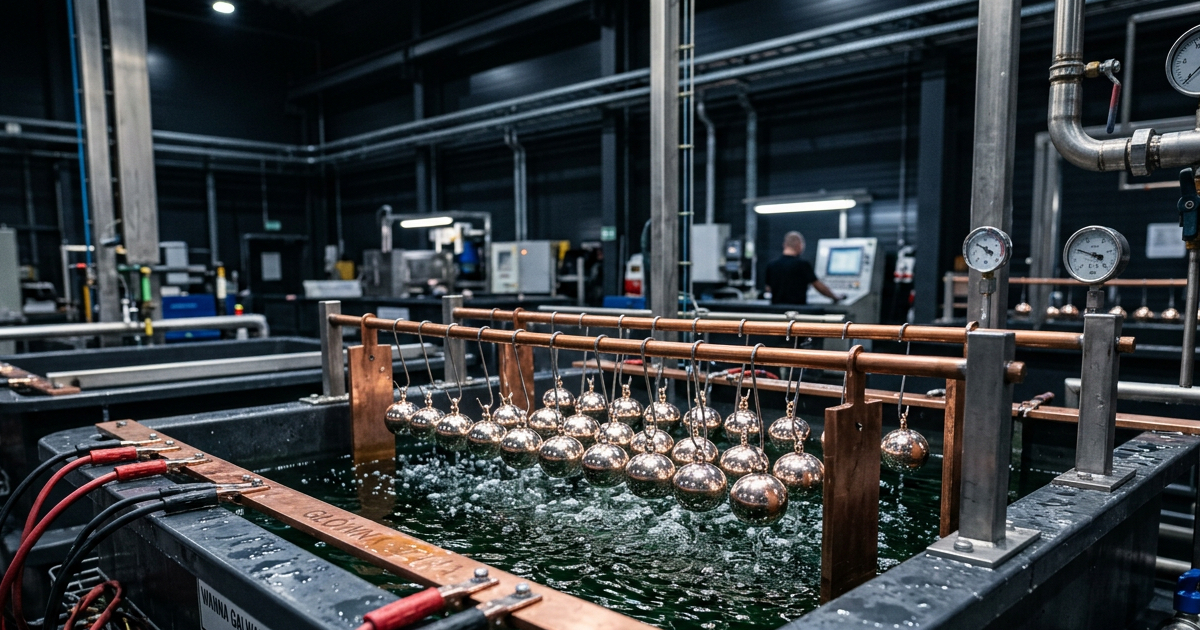 Galwanizacja - skład chemiczny kąpieli procesu galwanizacji